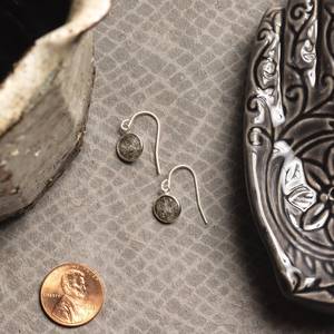 Tourmalinated Quartz Drop <b>Earrings</b> 925 Sterling Silver Ear Wires Minimalist Dainty Gemstone <b>Earrings</b> Gift For Wife - Product Image 3
