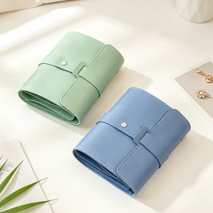 JINSKY Portable Travel Earring Storage Bag Jewelry Organizer Pouch For <b>Bracelet</b> Earring Studs - Product Image 4
