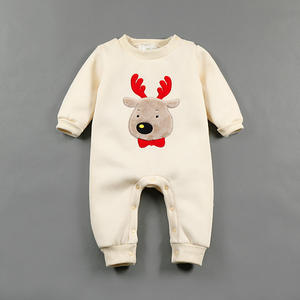 Vêtements pour bébés en gros, tenue de Noël à manches longues, combinaison mignonne pour bébé, hiver - Product Image 4