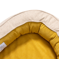 Coussins pour animaux de compagnie PetMassive, forme ovale, design original, orthopédiques, micro-sherpas respirants, durables, écologiques, chauds et luxueux.