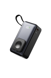 WT-019S Power Bank 3-in-1 per Ricarica Multi-Dispositivo con Cavi Integrati e Caricatore Wireless Pieghevole - Product Image 4