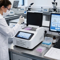 Agitateur rotatif à température constante de laboratoire MDT2 200~1800 tr/min avec contrôle LCD et fonction minuterie Thermomixer