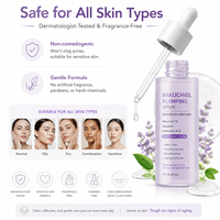 Sérum visage au bakuchiol, best-seller, niacinamide, acide hyaluronique, éclaircissant, hydratant, affinant les pores, anti-âge, revitalisant