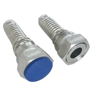 Sanheng SAE 24211 ORFS FEMALE Thread FLAT SEAT Hose Tube Pipe Hydraulic Connector Joint Fitting Adapter OEM ODM High Quality