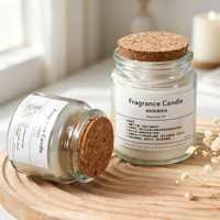 Bougie parfumée artisanale personnalisée en pot, idéale pour les fêtes et la décoration, en cire de soja, nouvelle collection, vente chaude