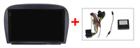 DUDUAUTO Lecteur DVD de voiture Android 9 pouces 2K QLED avec écran GPS pour Mercedes SL R230 SL350 SL500 SL55 SL600 SL65 2001-2007