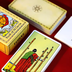 Cartas de Tarot Originales Personalizadas al por Mayor, Baraja de Cartas de Tarot con Lámina Dorada - Product Image 4