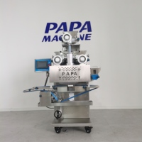 Nouvelle machine à encruster les aliments entièrement automatique avec écran tactile, en acier inoxydable 304, pour le moulage industriel de gâteaux de lune