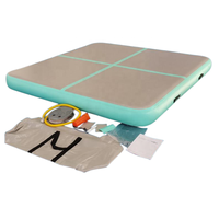 Tapis de surf gonflable portable de bonne qualité, imperméable, tapis de gym en PVC à double paroi, tissu Drop Stitch AirTrack, épaisseur 15 cm, longueur 2 m