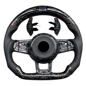Palettes de changement de vitesse en fibre de carbone véritable compatibles avec V/W <span class=keywords><strong>Golf</strong></span> <span class=keywords><strong>7</strong></span> GTI MK7 2015-2021 <span class=keywords><strong>R</strong></span> GTD <span class=keywords><strong>DSG</strong></span> - Product Image 2