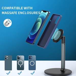 Cặp song sinh cho từ bàn điện thoại đứng cho 360 ° xoay chiều cao có thể điều chỉnh cho văn phòng nhà cho video ghi âm iPhone chủ - Product Image 3