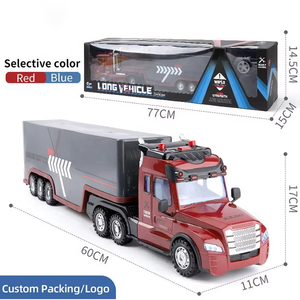 <span class=keywords><strong>Camion</strong></span> benne télécommandé pour enfants avec son et lumière, jouet RC 2.4G, <span class=keywords><strong>camion</strong></span> porte-conteneurs, tracteur, <span class=keywords><strong>remorque</strong></span> <span class=keywords><strong>radiocommandé</strong></span> - Product Image 3