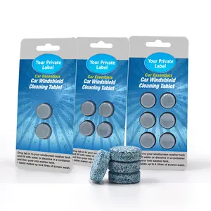 Car Windshield Cleaner Tablets Car Windshield Glass Cleaner Tablets Solid 2.6g