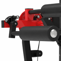 Machine 2-en-1 d'extension et de flexion des jambes assise, équipement de gym commercial, entraîneur musculaire des jambes, machine de musculation et de fitness