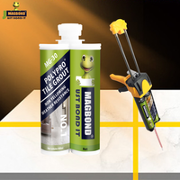 Kit d'outils de calfeutrage de cuisine, cartouche en époxy, pour joints de carrelage