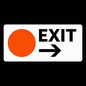 Signalisation directionnelle pour centre de conférence avec affichage du numéro de salle et système de guidage par flèche - Product Image 4