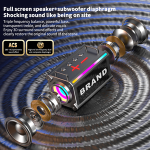 Loa <span class=keywords><strong>Bluetooth</strong></span> không dây di động ngoài trời mới <span class=keywords><strong>2025</strong></span>, mini, có dây đeo, hỗ trợ thẻ TF, âm trầm mạnh mẽ, chất lượng cao, đèn RGB - Product Image 3