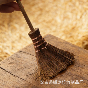 Cepillos para mesa de té hechos a mano con cerdas de palma, tradicionales de bambú con lazo para colgar, para accesorios de juego de té Kung Fu - Product Image 4