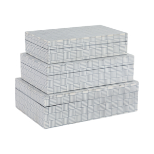 Scatole Decorative con Coperchio e Motivi, Arredamento Moderno per la Casa, Portagioie per Accessori e Oggetti Preziosi - Product Image 2