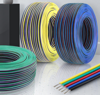 Kabel Ekstensi Listrik PVC 2/3/4/5/6pin 12V 20 AWG untuk Lampu LED Strip, Lampu LED, Speaker Mobil, Otomotif