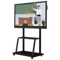 85-дюймовая интерактивная сенсорная панель Smart Board для образования с камерой 48 МП