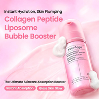 Sérum Visage Hydratant à Absorption Liposomale Accélérée au Collagène Peptidique Effet Bulle Marque Blanche 95ml