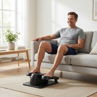 Elliptique portable électrique en ABS pour sous le bureau, entraîneur silencieux à pédales magnétiques, équipement de fitness cardio pour le bureau et la maison