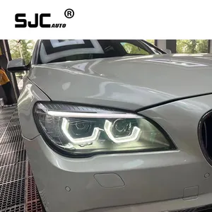 SJC Auto Car For BMW 7 series headlight assembly 09-15 F02 modified LED laser headlight daytime running lights