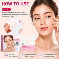 Patch solaire invisible OEM, imperméable, protection UV extérieure, peptide glutathion, anti-âge, soin de la peau