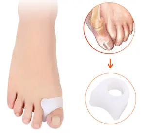 Protector de juanete de gel de silicona para dedo, para el cuidado de los pies