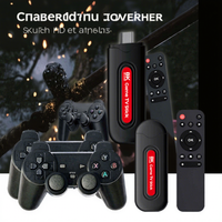 S Q9 Pro Consoles de jeux vidéo Q9 Pro 2.4GHz Système de jeu Android sans fil Sortie HD 64 Go 40000 + Jeux 3D TV Game Box Sous-titre 3
