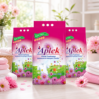 Vente directe usine – Lessive en poudre extra forte 4 kg parfum rose floral, détachant haute performance, détergent moussant pour le linge