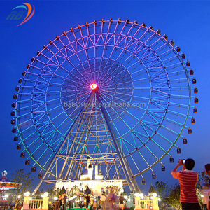 Grande roue géante d'amusement en plein air fabriquée en Chine, 30m, 42m, 52m, 65m, 72m, 100m - Product Image 1
