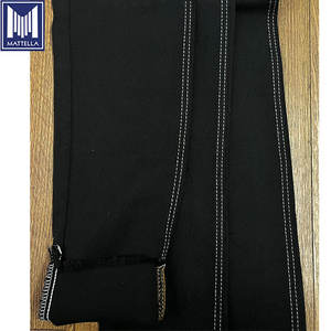 Vente en gros <span class=keywords><strong>pas</strong></span> <span class=keywords><strong>cher</strong></span> <span class=keywords><strong>mètre</strong></span> prix 9oz 10oz 11oz des deux côtés <span class=keywords><strong>noir</strong></span> couleur gauche sergé 100% coton denim <span class=keywords><strong>tissu</strong></span> pour jeans - Product Image 4