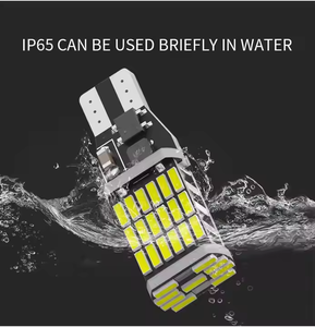 CANbus หลอดไฟ LED 45SMD 4014 <span class=keywords><strong>WY16W</strong></span> W16W สำหรับรถยนต์ bcakup ไฟท้ายเบรคท้ายรถไม่มีขั้วไม่มีข้อผิดพลาดสีขาวสีแดงสีเหลืองอำพัน6000K - Product Image 3