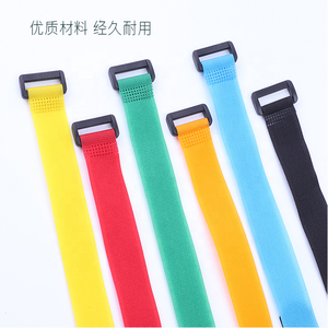 Sabitleme sarar kayış özel boyut baskı logo streç çift taraflı ayarlanabilir kullanımlık toka ile cırt cırt kayış - Product Image 3