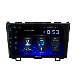 Dasaita Radio Auto Android 10 Autoradio Navigatie Gps Voor Honda Crv 2008 2009 2010 2011 Met 9 "Ips scherm, 64Gb Rom