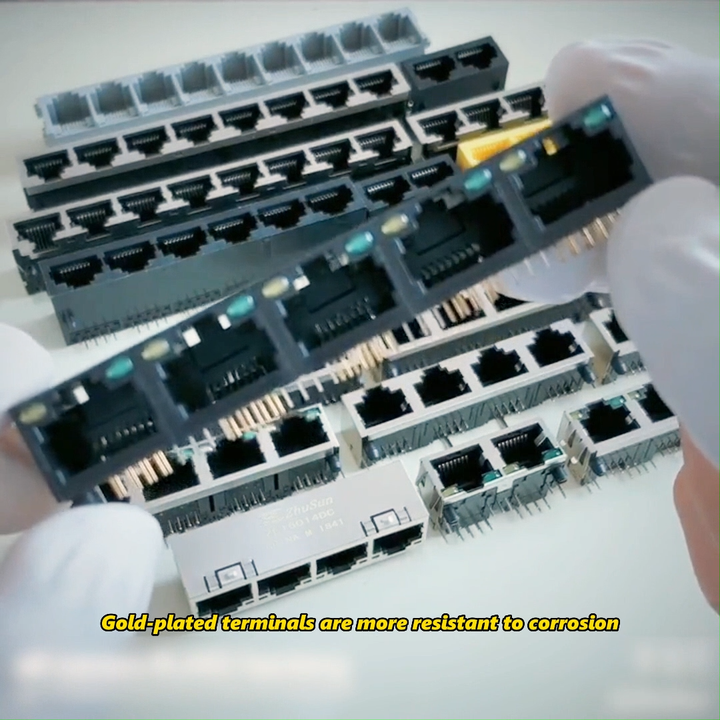 ZE15716NN マルチポートモジュラージャック イーサネット RJ45 メス