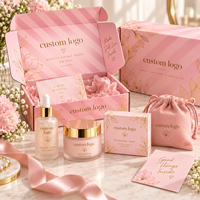 Boîte d'expédition en carton ondulé personnalisée avec logo, pliable et recyclable, pour cosmétiques, soins de la peau, bougies, vernis à ongles