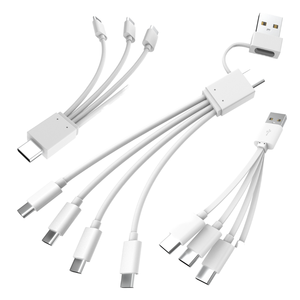 כבל טעינה מהיר 4 ב-1 מסוג USB Type-C 3A באורך 15 ס\\\"מ עם מוליך נחושת טהורה, סיטונאי מהמפעל - Product Image 1