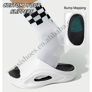 Scivoli sportivi personalizzati pantofole con Logo personale per Club Logo personalizzato pantofole basso MOQ scivoli pantofole per gli uomini - Product Image 5