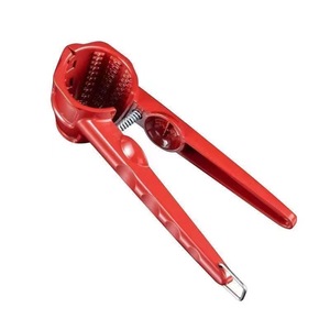 Walnut Cracker Multi Functional Nut Opener Red Aluminum Kitchen Tool - Product Image 1