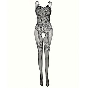 Lingerie sexy européenne et américaine, combinaison pour femmes avec bas ouverts et pyjama, sous-vêtements sexy pour femmes - Product Image 6
