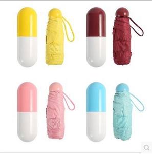 Paraguas Plegable Portátil Mini Cápsula Anti-UV y Resistente al Viento para Mujer, Venta al Por Mayor D-851 - Product Image 2