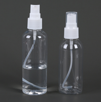 Bouteilles pulvérisatrices en plastique PET transparentes en gros, 75ml, 80ml, 100ml, 120ml, 150ml