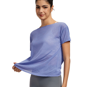 Haut de sport JCX pour femme, fin, d'été, cache-cœur, pour yoga, dos élégant, haut de <span class=keywords><strong>fitness</strong></span> - Product Image 5