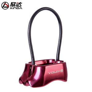 Descensor Xinda de Aleación de Aluminio Rojo, Equipo de Escalada en Roca, Dispositivo de Descenso de Gran Altitud - Product Image 2