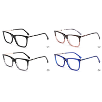 BONA Multiple Specifications Unisexe Feuille Lunettes Acétate Optique Lunettes Cadre Myopie Lentille Caractéristiques Acétate Adultes