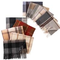Personnalisation Écharpes de créateur de luxe en cachemire Écharpe en laine longue tricotée Hiver Femmes Pashmina Châle Hommes