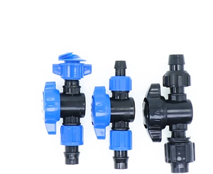 Venta caliente nuevo Material duradero Válvula de enchufe de derivación roscada para sistema de riego por goteo - Product Image 1